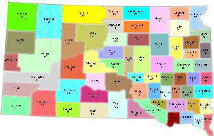 The Counties in South Dakota The Counties in South Dakota