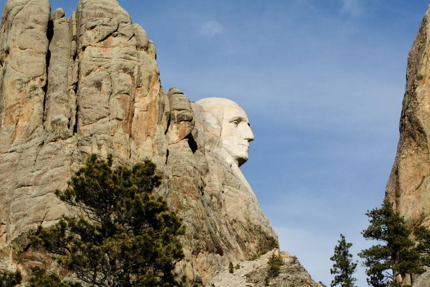 George Washington Profile in Granite George Washington Profile in Granite