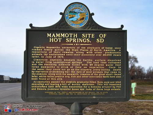 Mammoth Site of Hot Springs, South Dakota, Inc. Mammoth Site of Hot Springs, South Dakota, Inc.