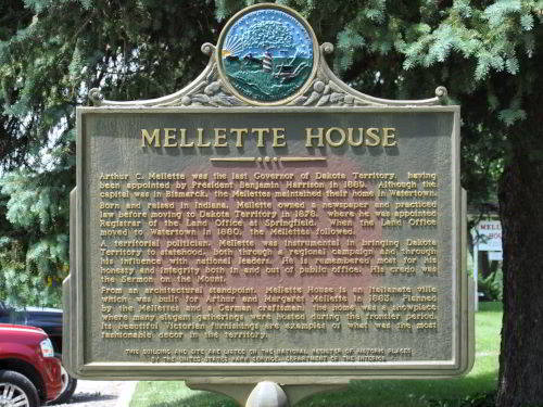 Mellette House Waypoint Sign Mellette House Waypoint Sign