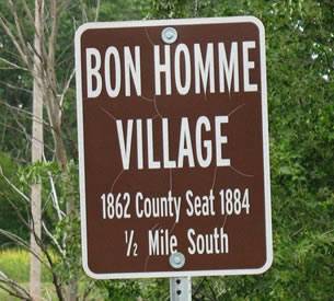 Bon Homme Village Sign Bon Homme Village Sign
