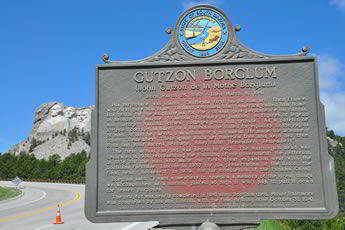 Gutzon Borglum Memorial Highway Sign Gutzon Borglum Memorial Highway Sign