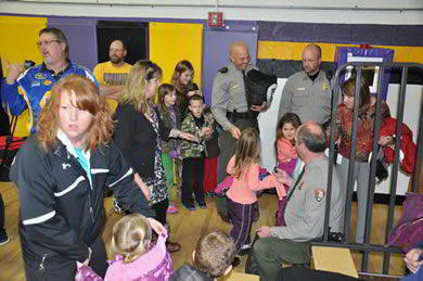 The younger students receive quarters
